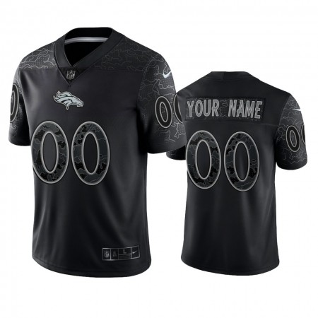 Tröjor Denver Broncos Custom Svart Reflective Limited - Män Tröjor Denver Broncos Custom Svart Reflective Limited - Män